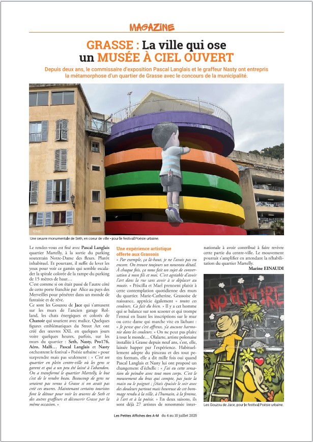 On parle de Poésie Urbaine 2 dans le magazine « Les Petites Affiches »