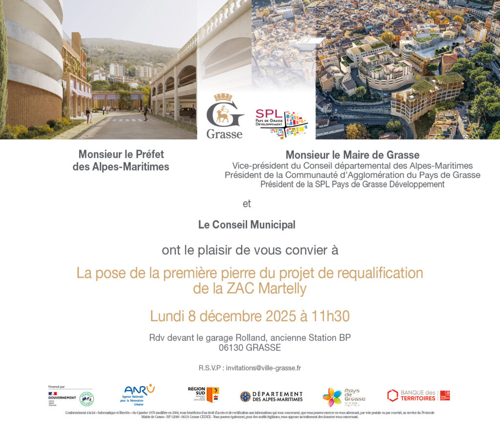 Pose de 1ere pierre : lundi 08 décembre 2025 à 11h30