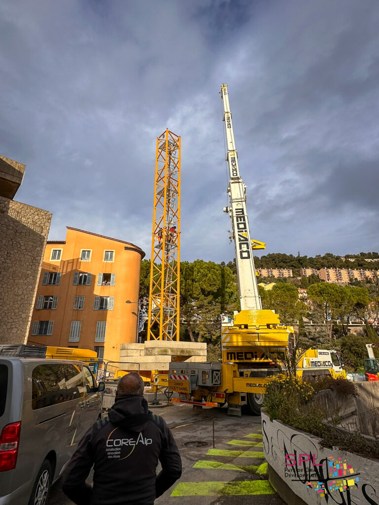 Livraison de la grue