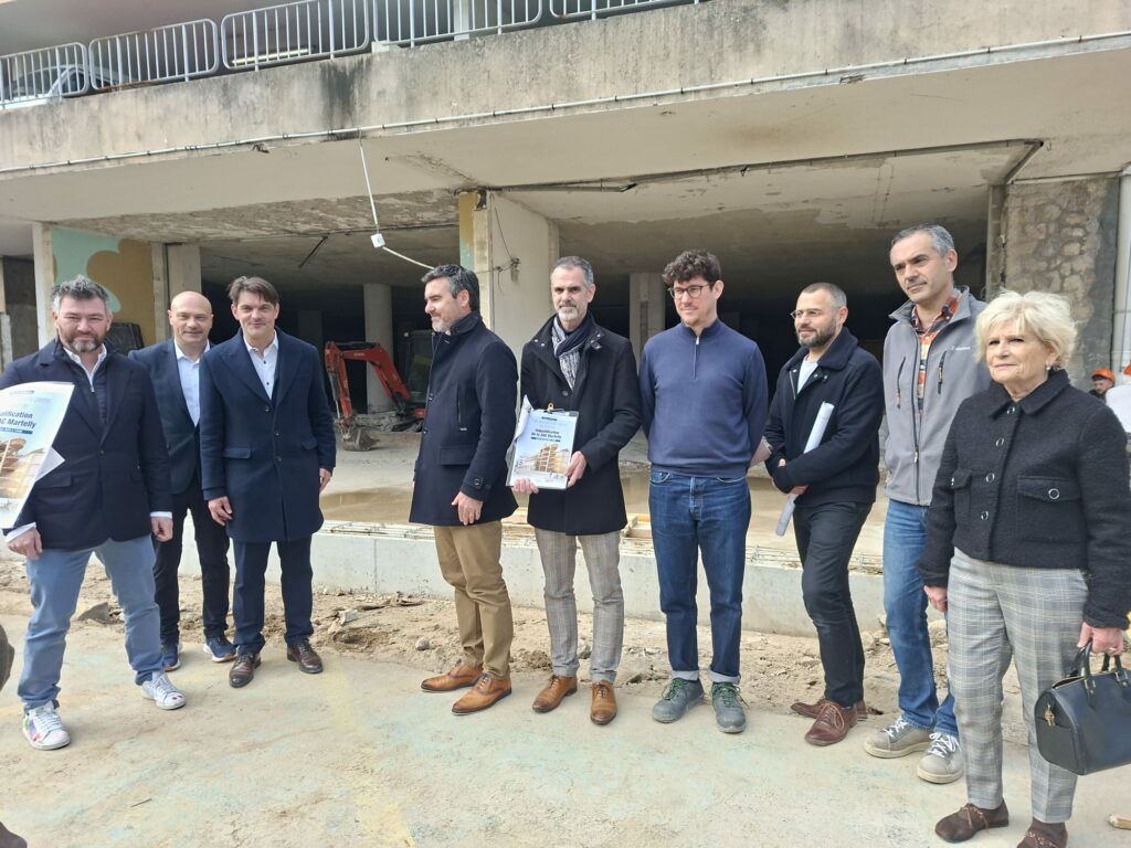 Visite de chantier de la future surface commerciale MONOPRIX vendredi 27 fév. 2026