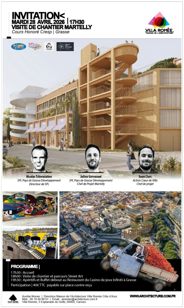 Organisation d’une visite de chantier pour le COBATY et la Villa Romée le 28 avril 2026